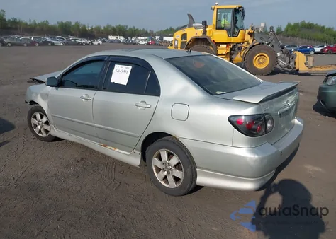 2003 Toyota Corolla S из США, поврежденный, VIN 2T1BR32E53C123425